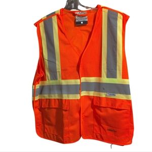 Safety Crew Reflective Vest High Visibility Medium Like New